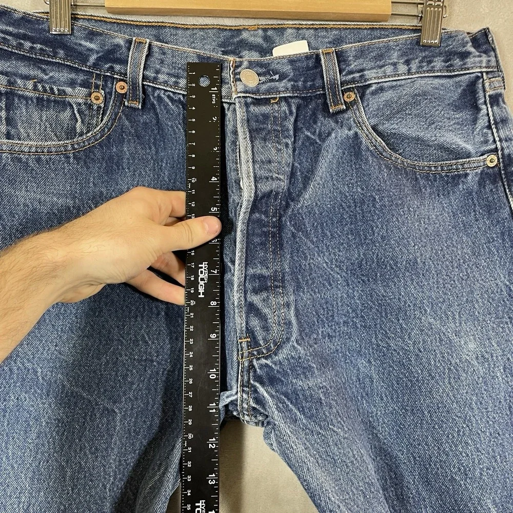 Vtg Levis 501xx Jeans Mens 36x36 (fit 34x31) 501 0000 Y2K Mexico 2000 Dark Wash